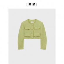 【IMMI】23夏季新品粗花面料四口袋短外套131JK039X